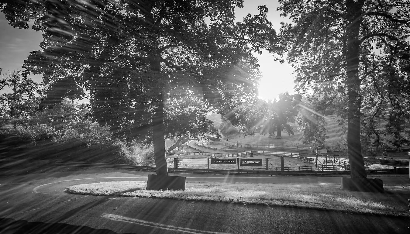 A view of the famous hill climb venue at Prescott